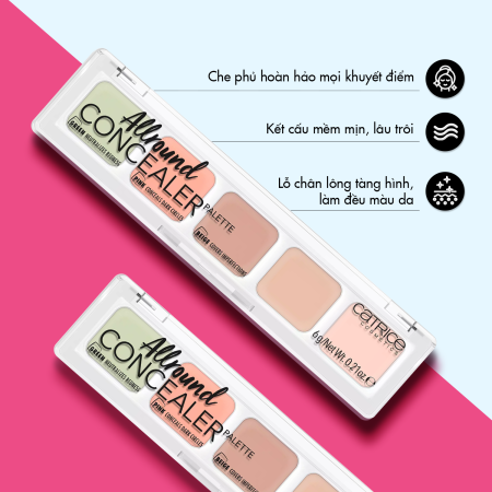 Kem Che Khuyết Điểm Đa Năng Catrice Allround Concealer 5 Màu Che Mọi Khuyết Điểm Chất Mềm Mịn