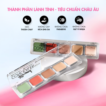 Kem Che Khuyết Điểm Đa Năng Catrice Allround Concealer 5 Màu Che Mọi Khuyết Điểm Chất Mềm Mịn