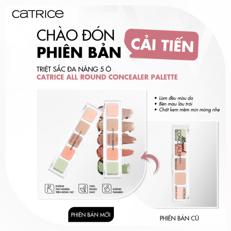 Kem Che Khuyết Điểm Đa Năng Catrice Allround Concealer 5 Màu Che Mọi Khuyết Điểm Chất Mềm Mịn