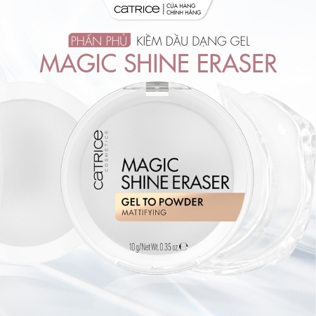 Phấn phủ dạng gel kiềm dầu làm mờ lỗ chân lông Catrice Magic Shine Eraser Gel To Powder 10g