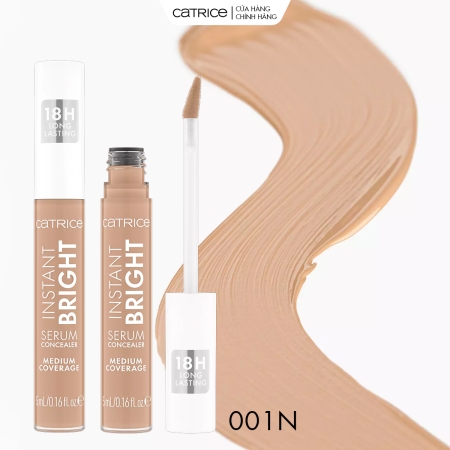 Che khuyết điểm serum bền màu Catrice Instant Bright Serum Concealer 5ml