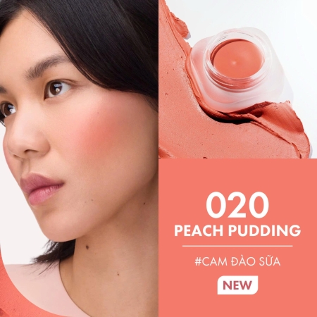 Má hồng kem Catrice Velvet Pudding Blurring Blush