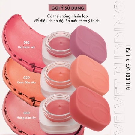 Má hồng kem Catrice Velvet Pudding Blurring Blush