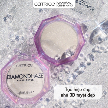Phấn nhũ bắt sáng Catrice Diamond Haze Highlighter 010 Gimme Glitter