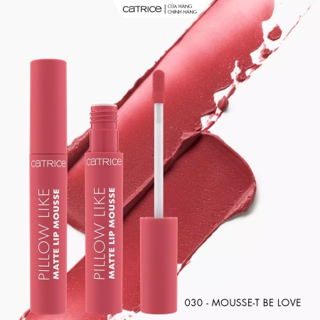 Son kem ẩm mịn lì làm mờ rãnh môi Catrice Pillow Like Matte Lip Mousse 2,8ml