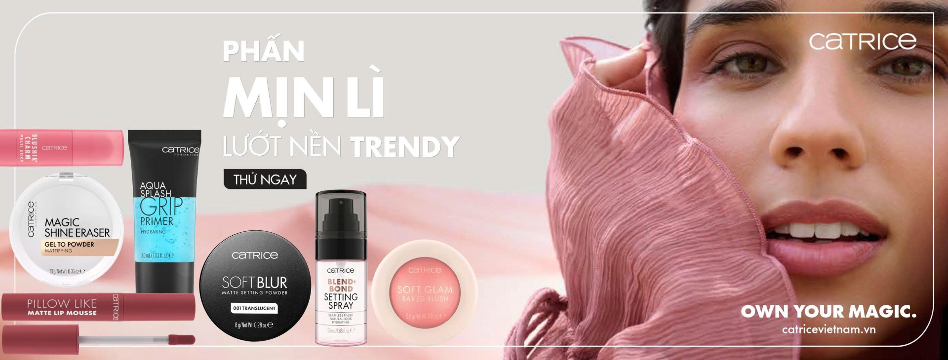Phấn mịn lì Lướt nền trendy. Nov 2025